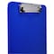 Better Office Products Plastic Clipboards, Durable, 12.5 x 9 Inch, Low Profile Clip, Blue, Set of 12, 12PK 45012 - alternate 3